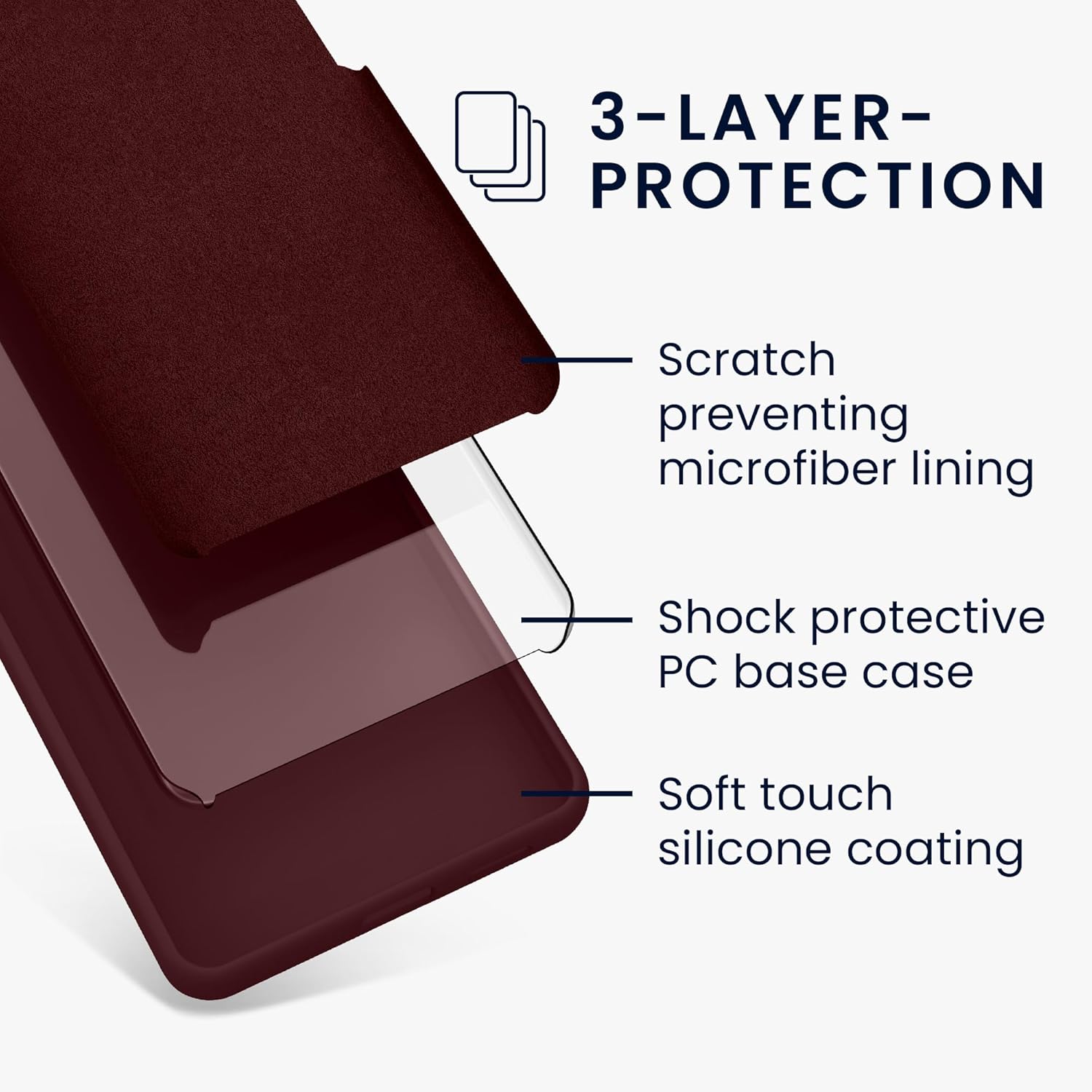 KW Samsung Galaxy S24 FE Θήκη Σιλικόνης Rubberized TPU - Bordeaux Purple
