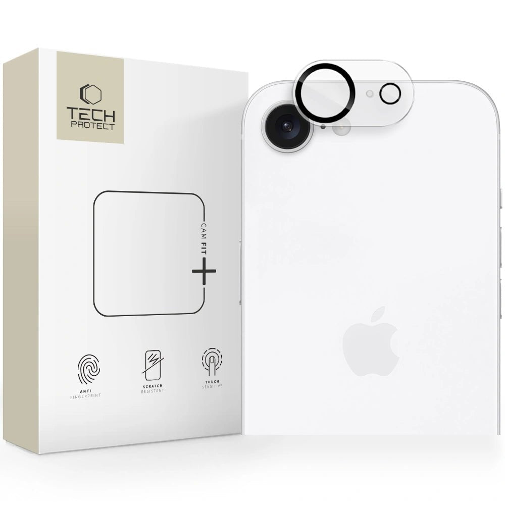 Tech - Protect iPhone 16e Cam Fit+ Αντιχαρακτικό Γυαλί για την Κάμερα - Διάφανο