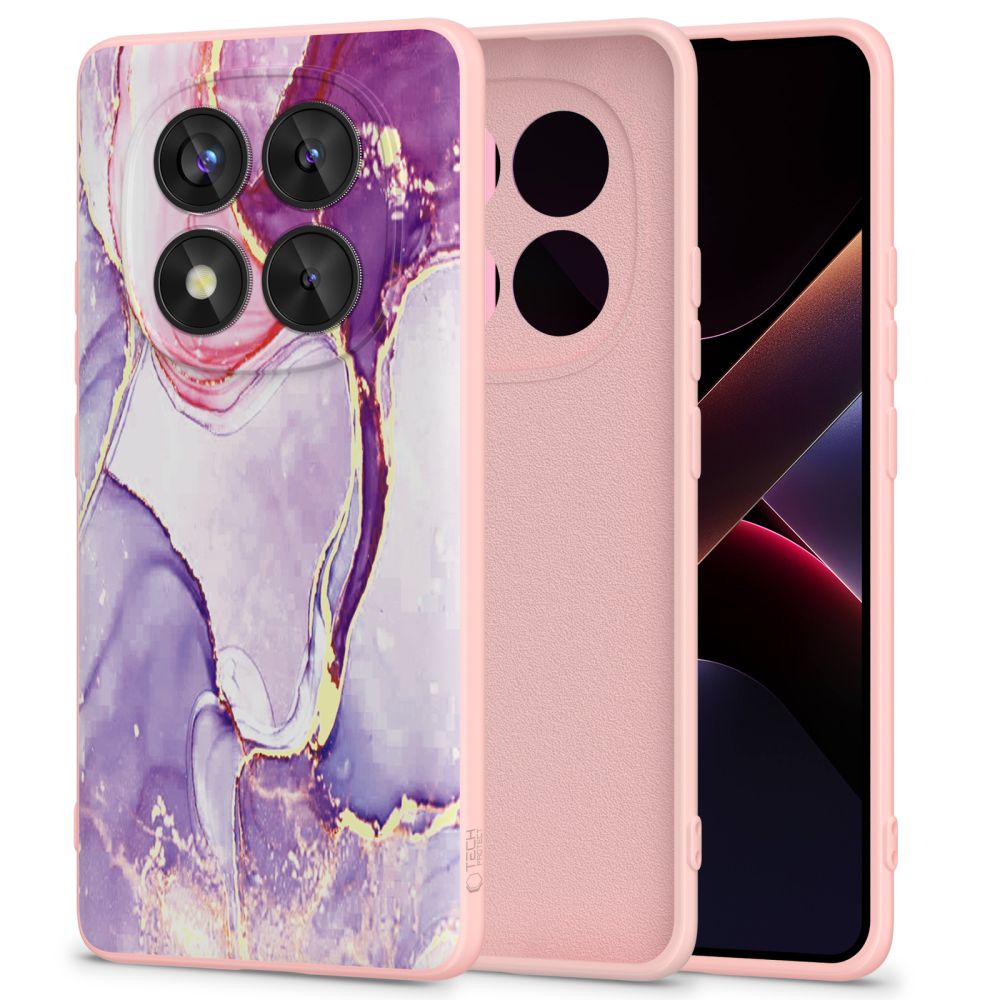 Tech - Protect Xiaomi Redmi Note 14 Pro 5G / Poco X7 Icon Θήκη Σιλικόνης TPU - Marble