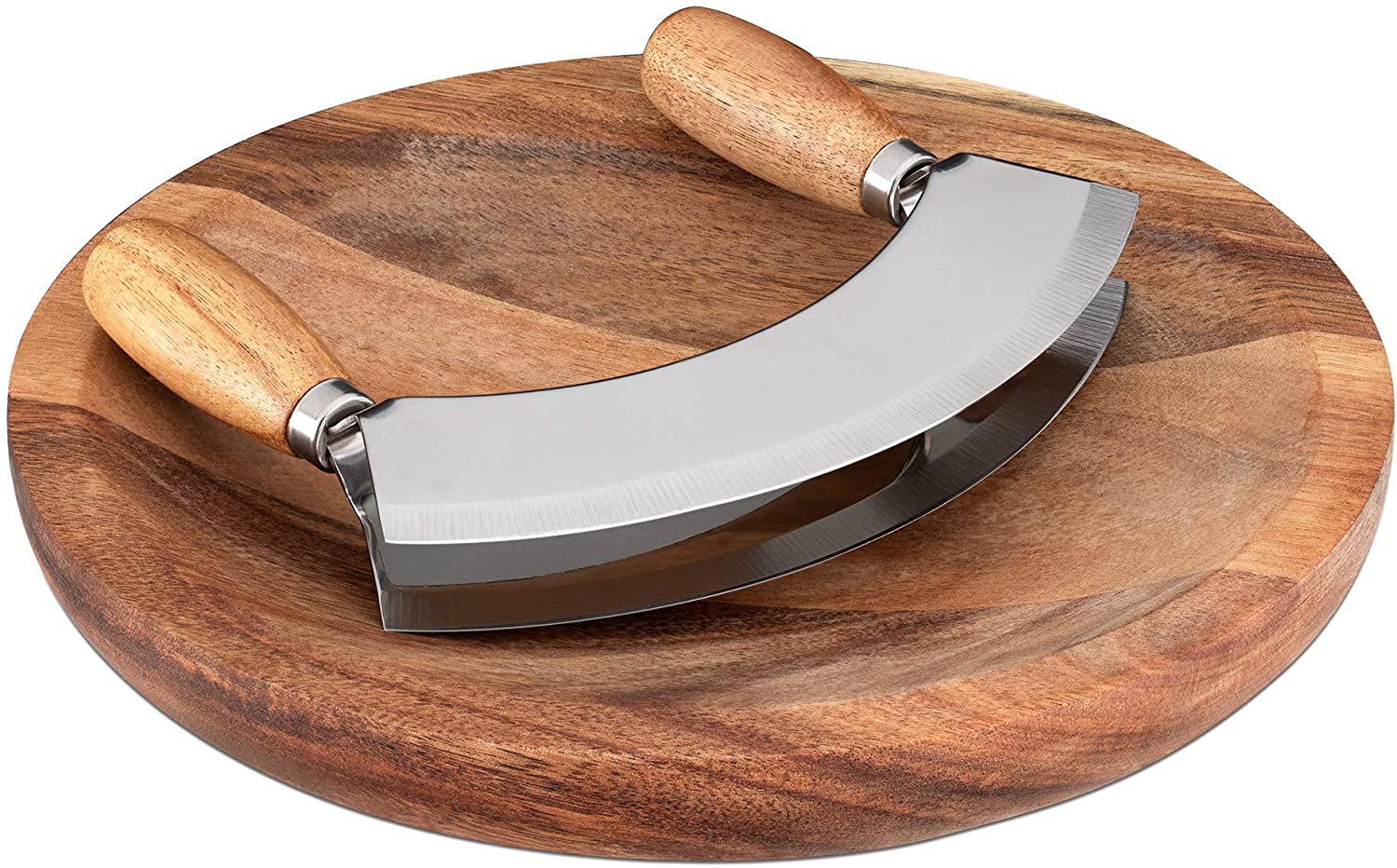 Navaris Ξύλινη Επιφάνεια Κοπής με Μαχαίρι - 17 x 13.5 cm - Brown - 52978.01