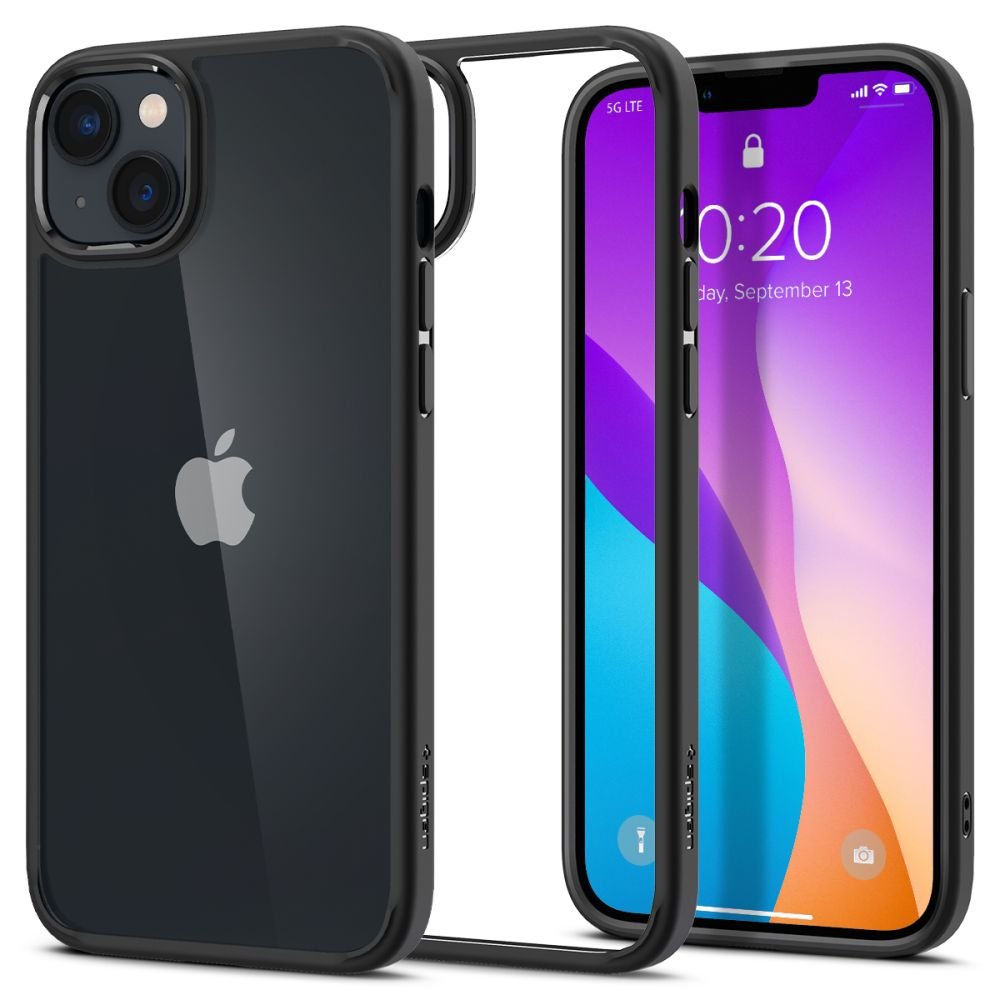 Spigen iPhone 14 Plus / iPhone 15 Plus Ultra Hybrid Σκληρή Θήκη με Πλαίσιο Σιλικόνης - Matte Black