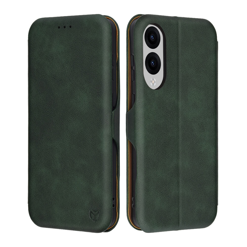 Techsuit Samsung Galaxy S25 Edge - Safe Wallet Plus - Θήκη Βιβλίο - Green