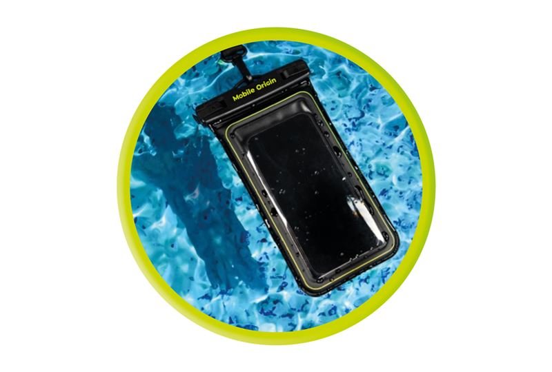 Mobile Origin Universal Αδιάβροχη Θήκη για Smartphones 6.8'' - Black / Green