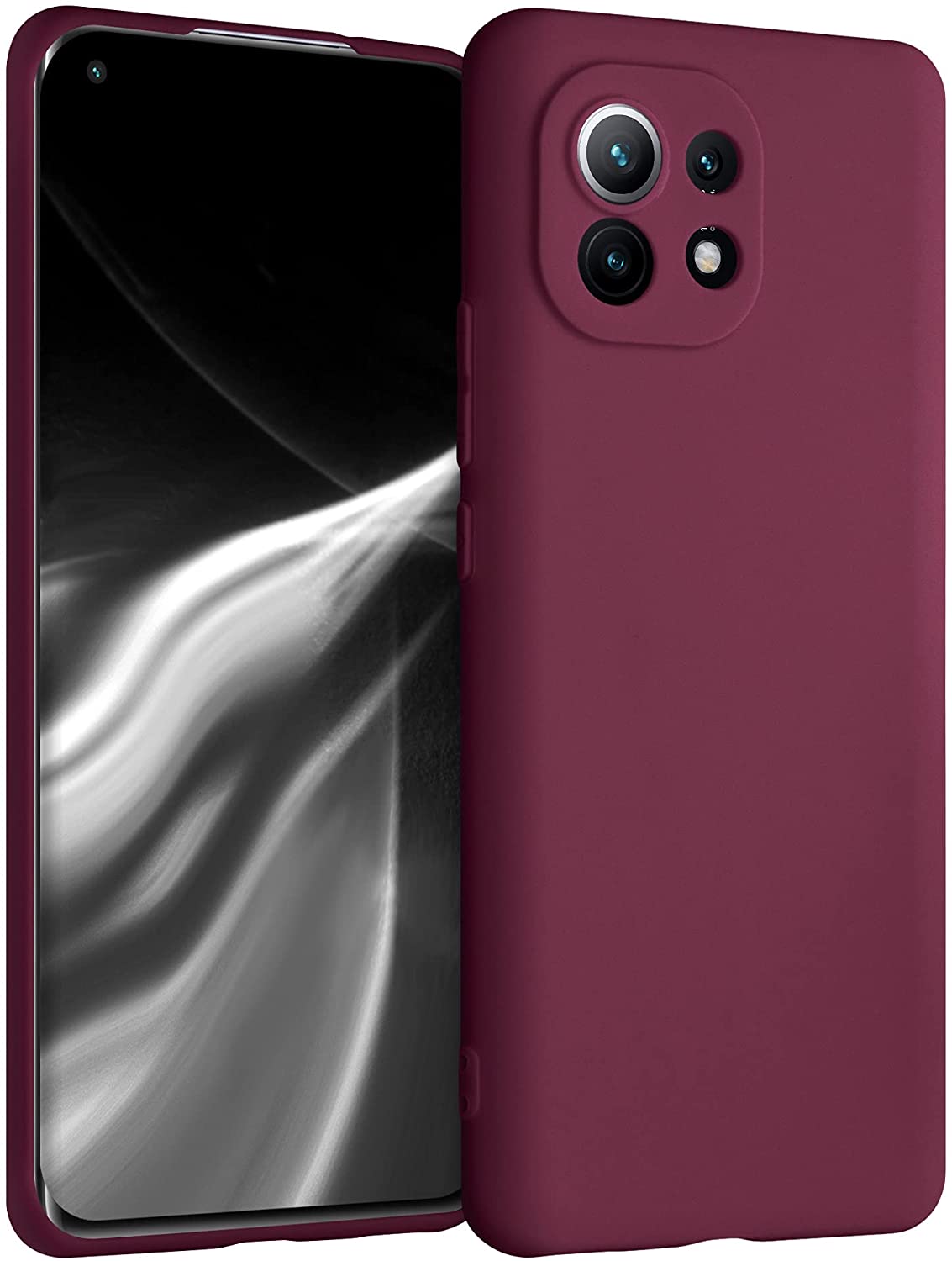 KW Xiaomi Mi 11 Θήκη Σιλικόνης TPU - Bordeaux Purple - 54188.187