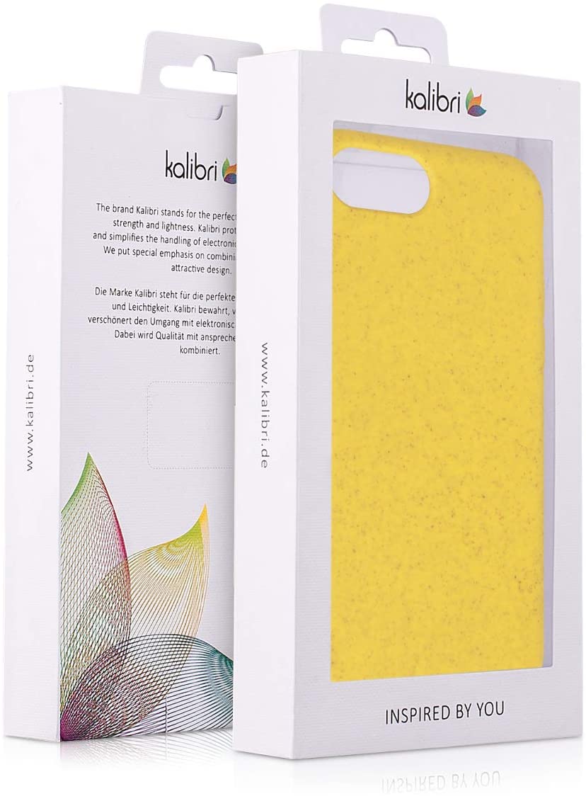 Kalibri iPhone SE 2022 / SE 2020 / 7 / 8 Θήκη Σιλικόνης TPU με Ανακυκλώσιμο και Βιοδιασπώμενο Υλικό - Yellow - 49106.06