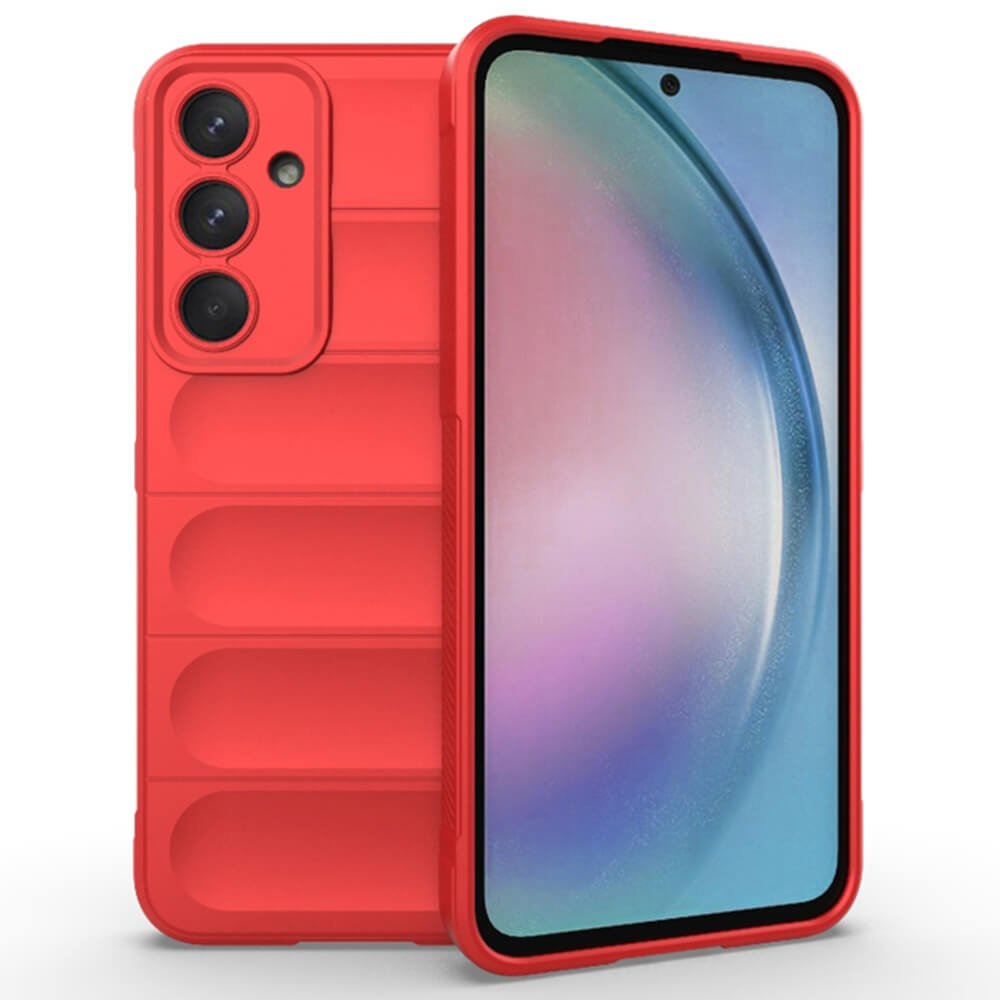 Techsuit Samsung Galaxy A55 5G Magic Shield Θήκη Σιλικόνης TPU - Red