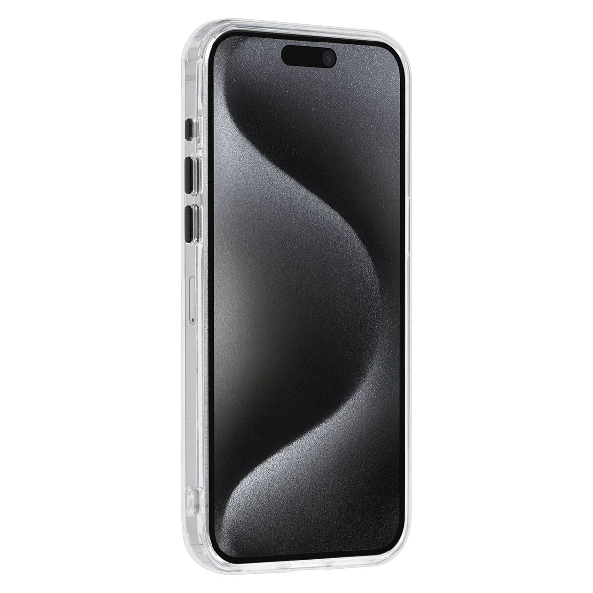 Tuniq iPhone 15 Pro Max - Σκληρή MagSafe Θήκη με Περιστρεφόμενο Δαχτυλίδι Συγκράτησης - Διάφανη / Μαύρη