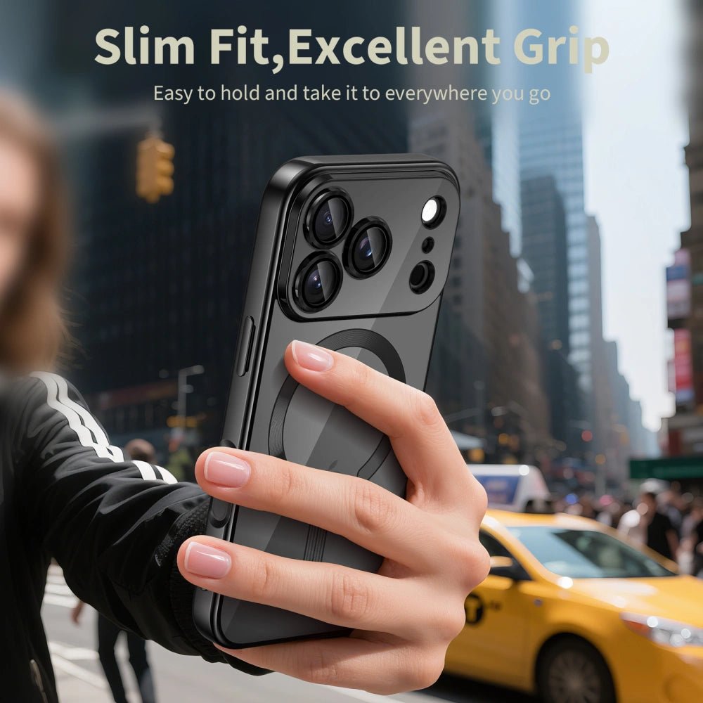 Tech - Protect iPhone 17 Pro MagFlex - Θήκη Σιλικόνης TPU με MagSafe - Διάφανη / Shiny Black