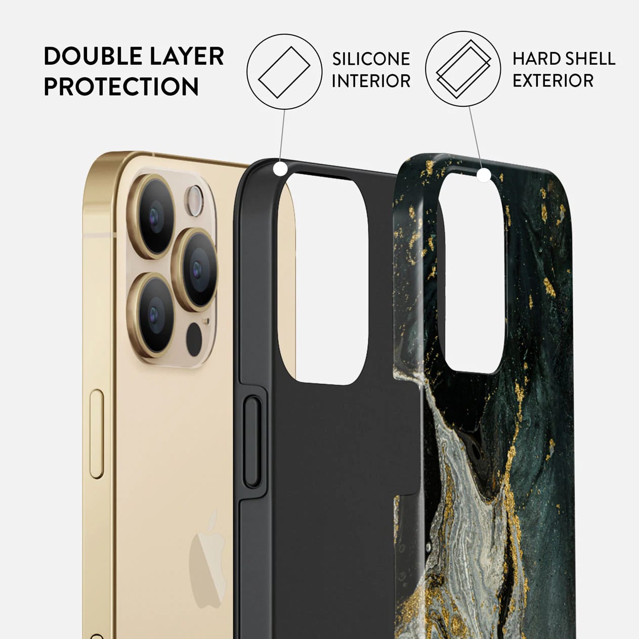 Burga iPhone 13 Pro Max Fashion Tough Σκληρή Θήκη - Northern Lights