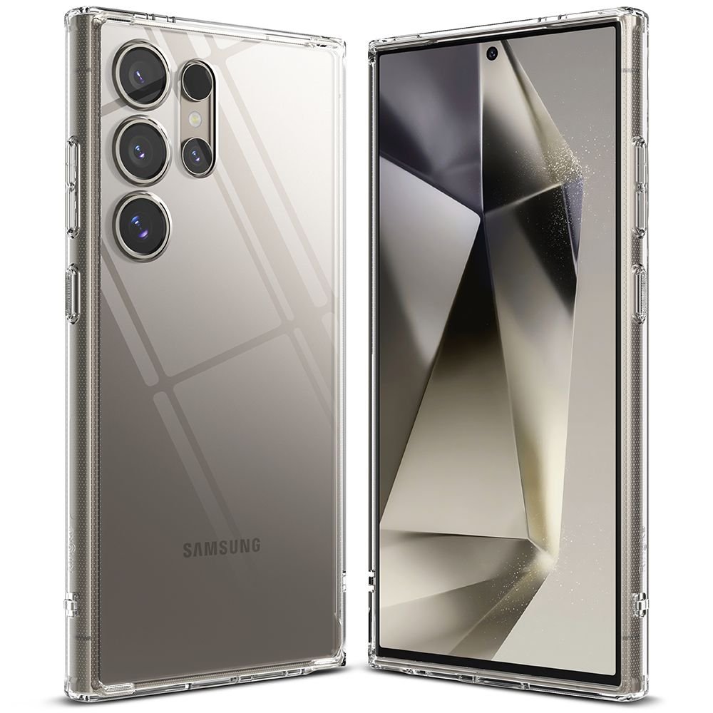 Ringke Samsung Galaxy S24 Ultra Fusion Σκληρή Θήκη με Πλαίσιο Σιλικόνης - Διάφανη