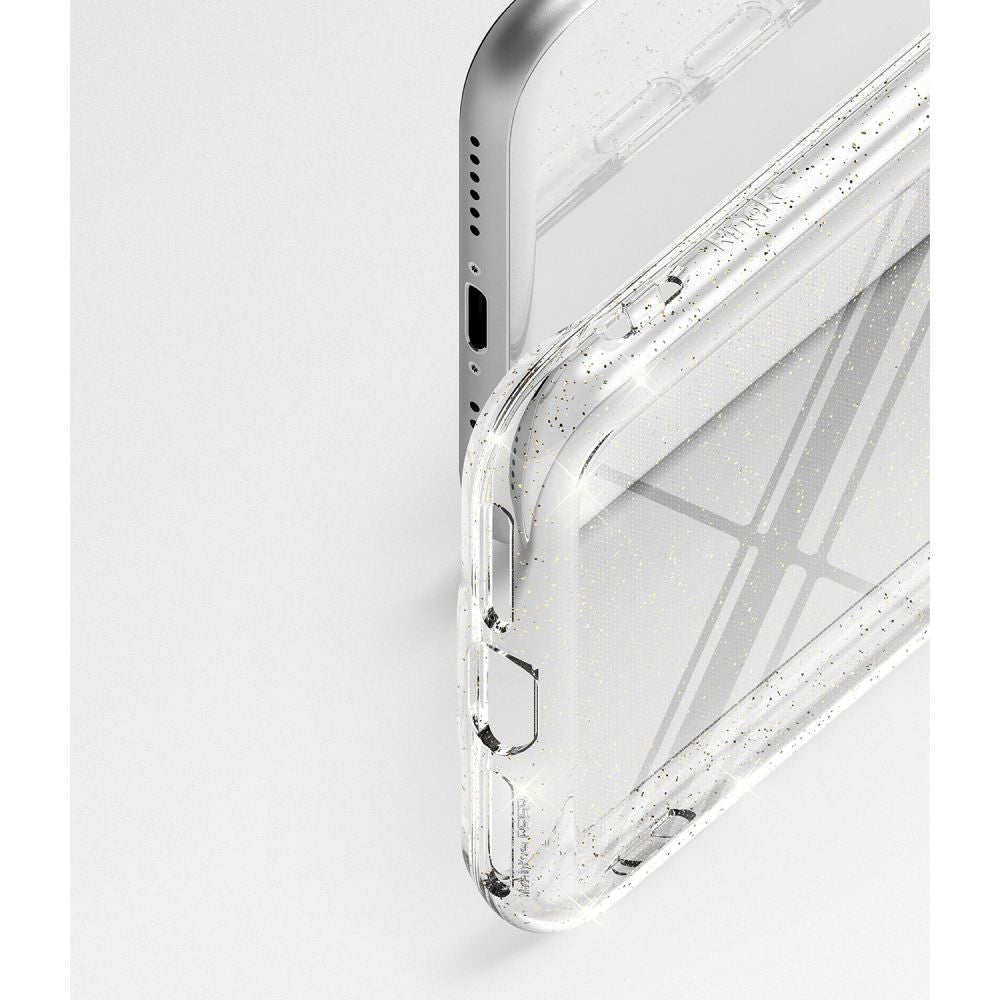 Ringke iPhone SE 2022 / SE 2020 / 7 / 8 Air Ultra - Thin TPU Case Λεπτή Θήκη Σιλικόνης - Glitter Clear