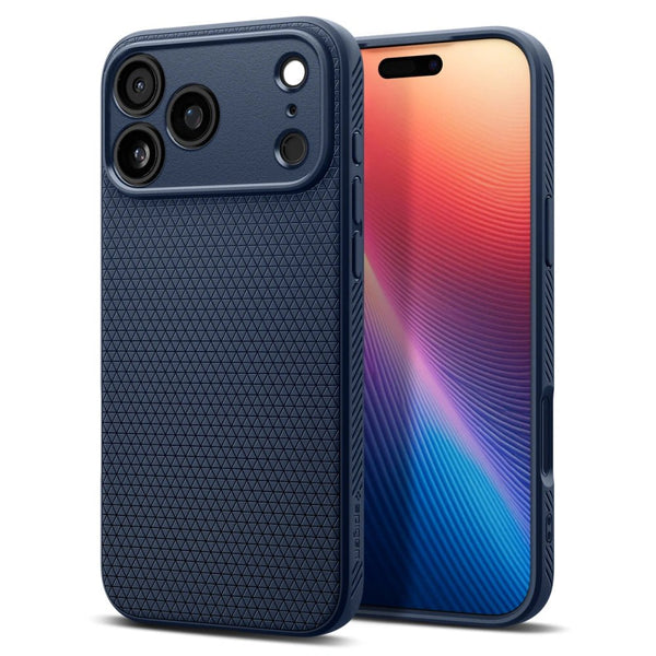 Spigen iPhone 17 Pro - Liquid Air - Θήκη Σιλικόνης - Navy Blue