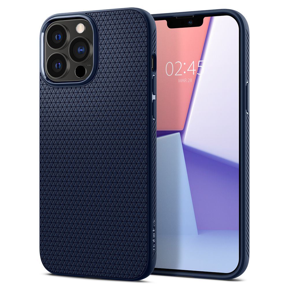 Spigen iPhone 13 Pro Liquid Air Θήκη Σιλικόνης - Navy Blue