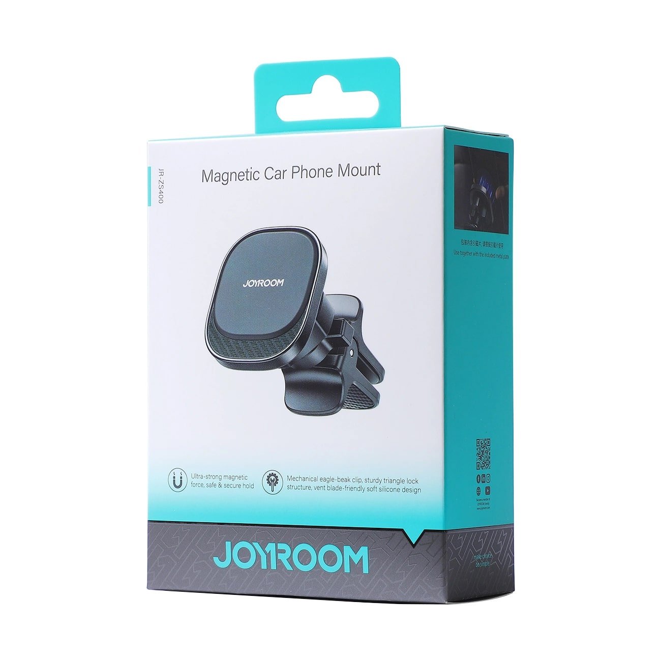 Joyroom Universal Μαγνητική Βάση Αυτοκινήτου Αεραγωγού - Black - JR - ZS400