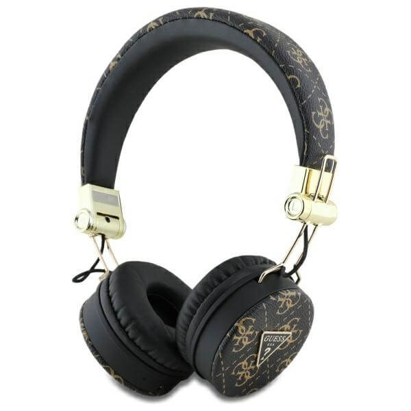 Guess Over - Ear 4G Triangle Round Shape - Ασύρματα Bluetooth Ακουστικά - Black