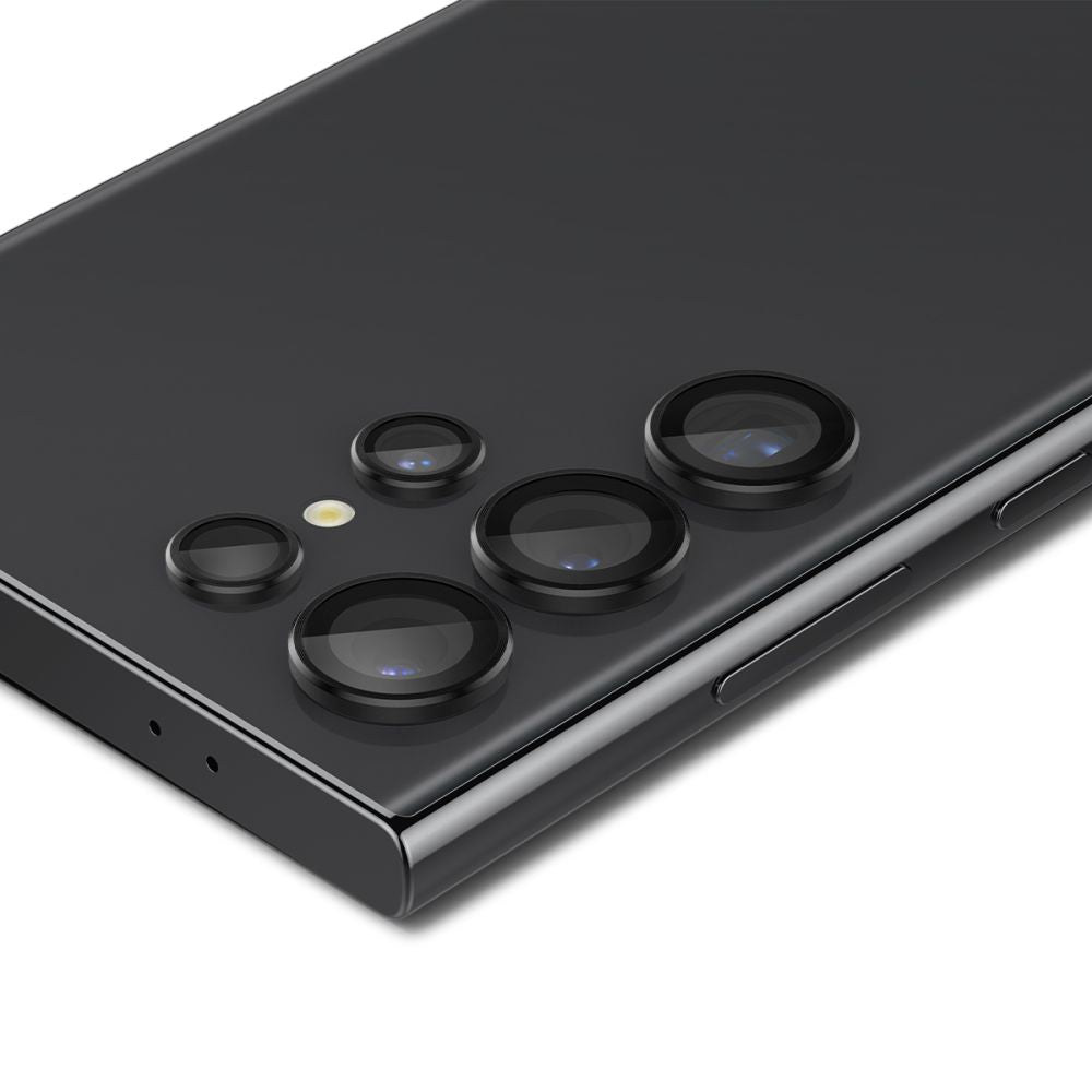 Spigen Samsung Galaxy S24 Ultra Optik.TR EZ Fit Αντιχαρακτικό Γυαλί για την Κάμερα - 2 Τεμάχια - Black