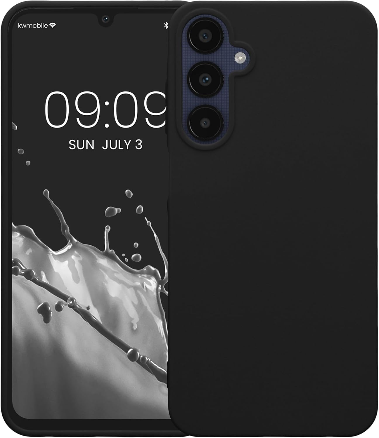 KW Samsung Galaxy A25 5G Λεπτή Θήκη Σιλικόνης TPU - Black