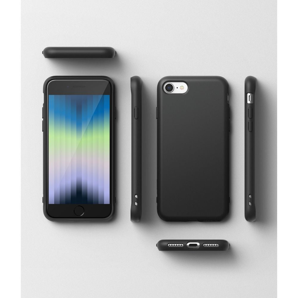 Ringke iPhone SE 2022 / SE 2020 / 7 / 8 Air S TPU Case Θήκη Σιλικόνης - Black