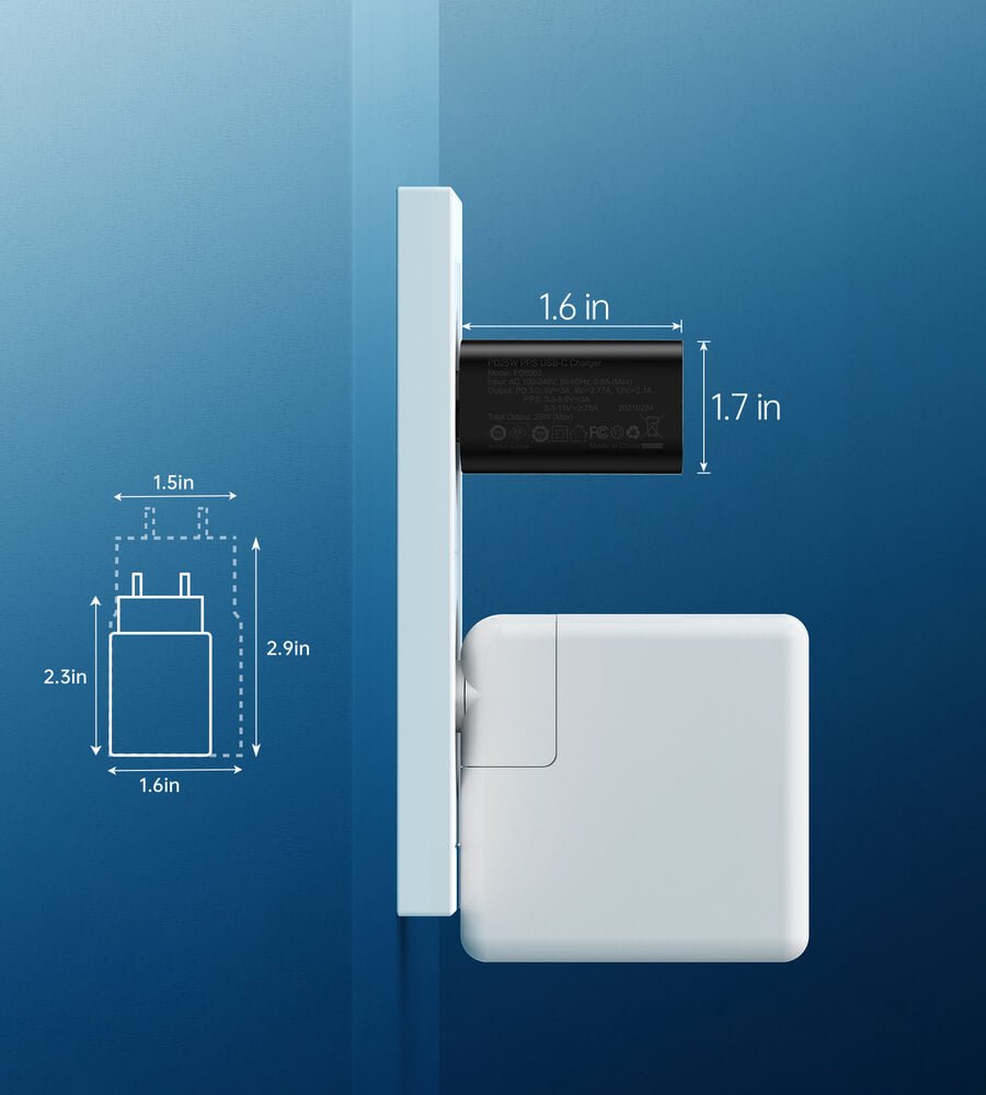 Choetech PPS PD Οικιακός Φορτιστής Γρήγορης Φόρτισης με Θύρα Type - C 25W - Black - PD6003