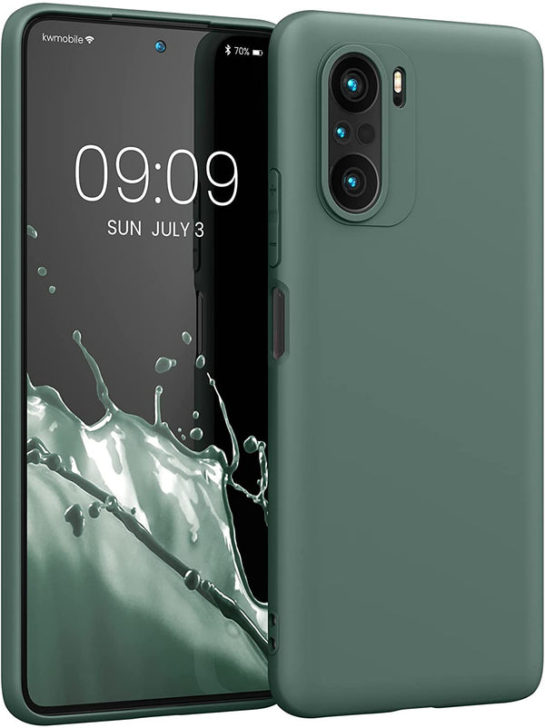 KW Xiaomi Poco F3 / Mi 11i Θήκη Σιλικόνης TPU - Blue Green - 57026.171