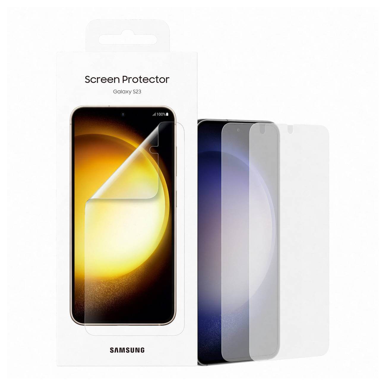 Samsung Screen Protector Samsung Galaxy S23 Προστατευτική Μεμβράνη Οθόνης - 2 Τεμάχια - Διάφανη - EF - US911CTEGWW