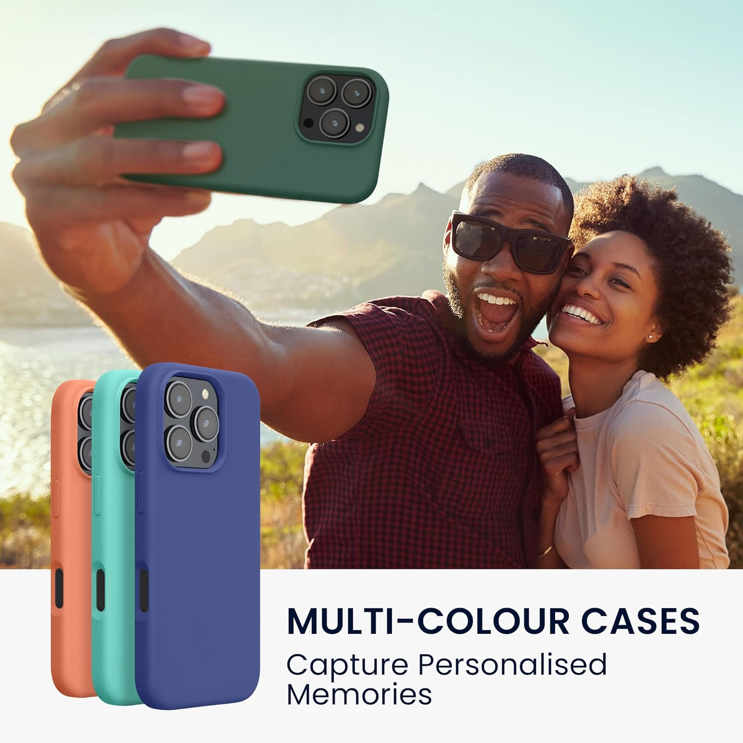 KW iPhone 16 Pro Max Θήκη Σιλικόνης Rubberized TPU - Forest Green