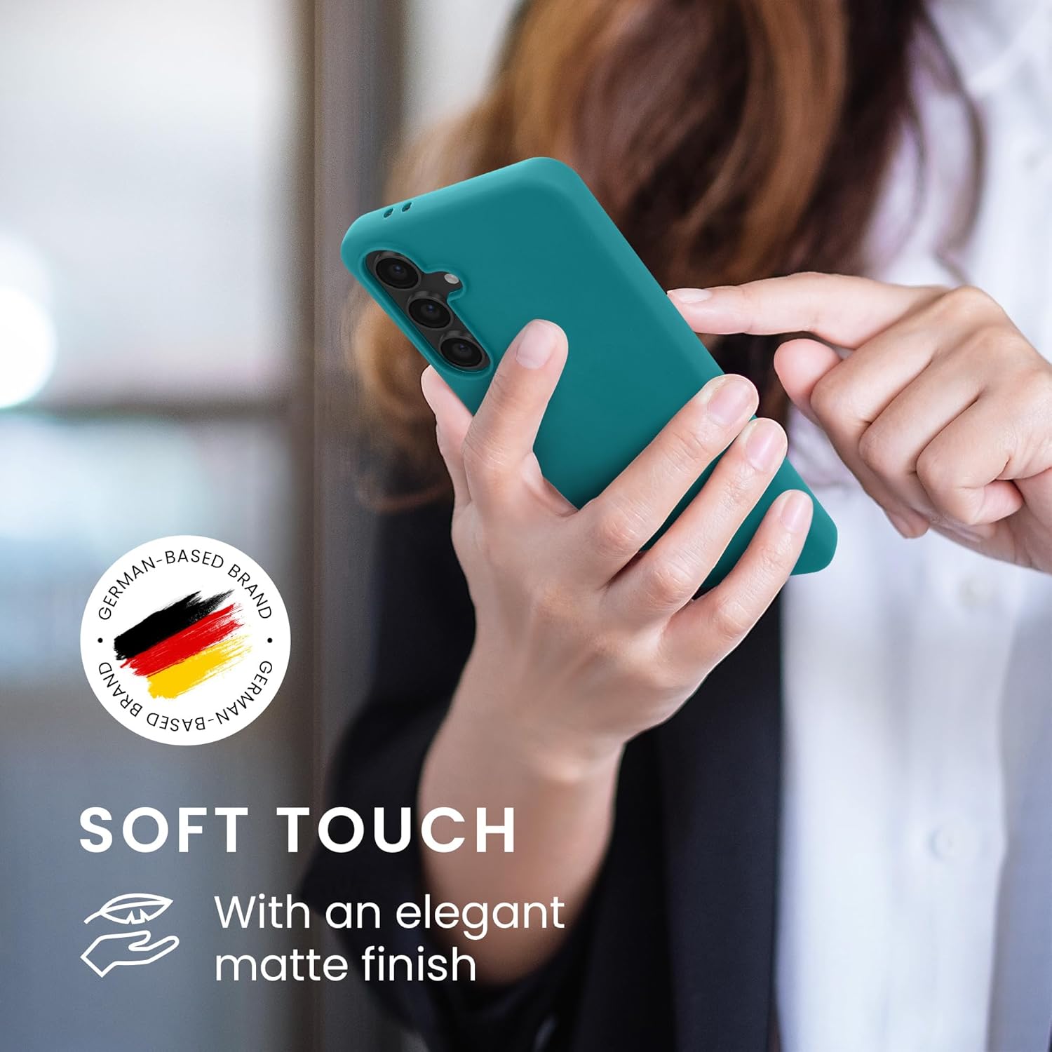 KW Samsung Galaxy S24 FE Λεπτή Θήκη Σιλικόνης TPU - Matte Petrol