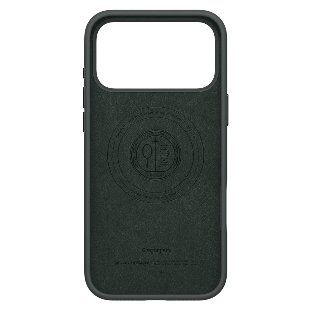 Spigen iPhone 17 Pro - Silicone Fit Mag - Θήκη Σιλικόνης με MagSafe - Abyss Green
