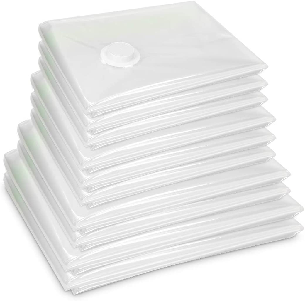 Navaris 10x Vacuum Storage Bags Σετ με 10 Επαναχρησιμοποιούμενες Σακούλες Αποθήκευσης - 45277.02