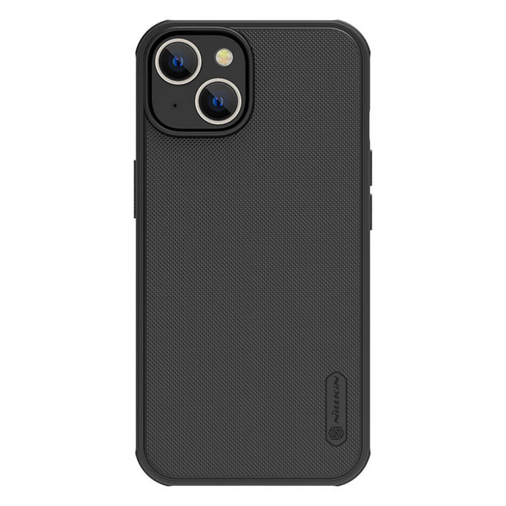 Nillkin iPhone 14 Plus Super Frosted Shield Pro Σκληρή Θήκη με Πλαίσιο Σιλικόνης - Black