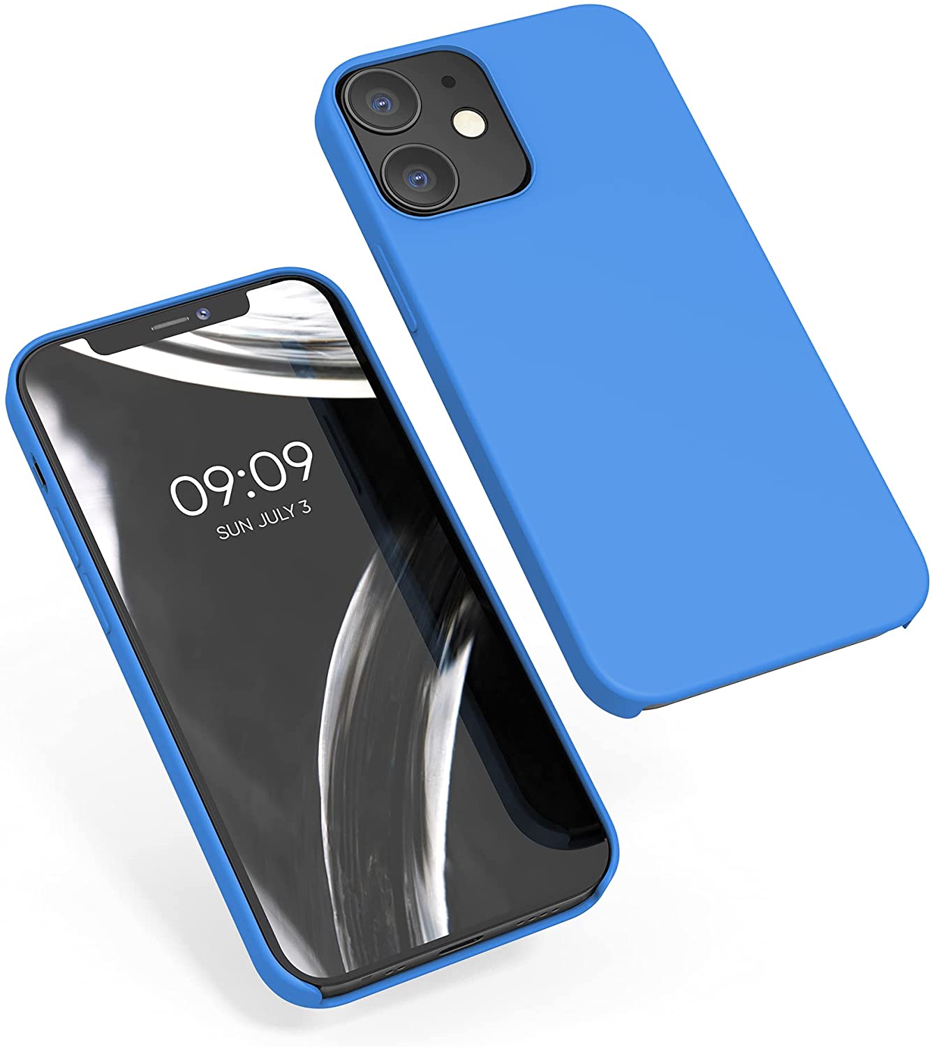 KW iPhone 12 / iPhone 12 Pro Θήκη Σιλικόνης Rubber TPU - Surf Blue - 52641.189