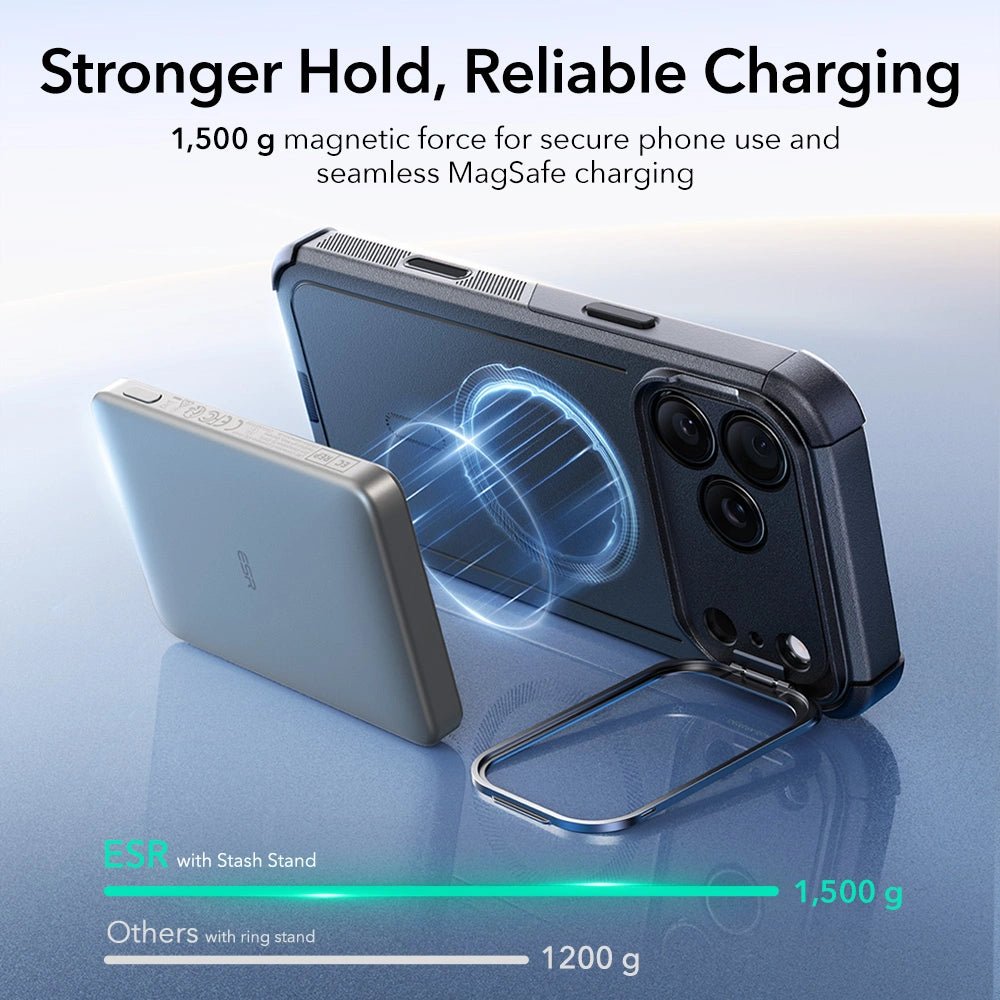 ESR iPhone 17 Pro Max Cyber Kickstand - Σκληρή Θήκη με Stand και MagSafe - Black