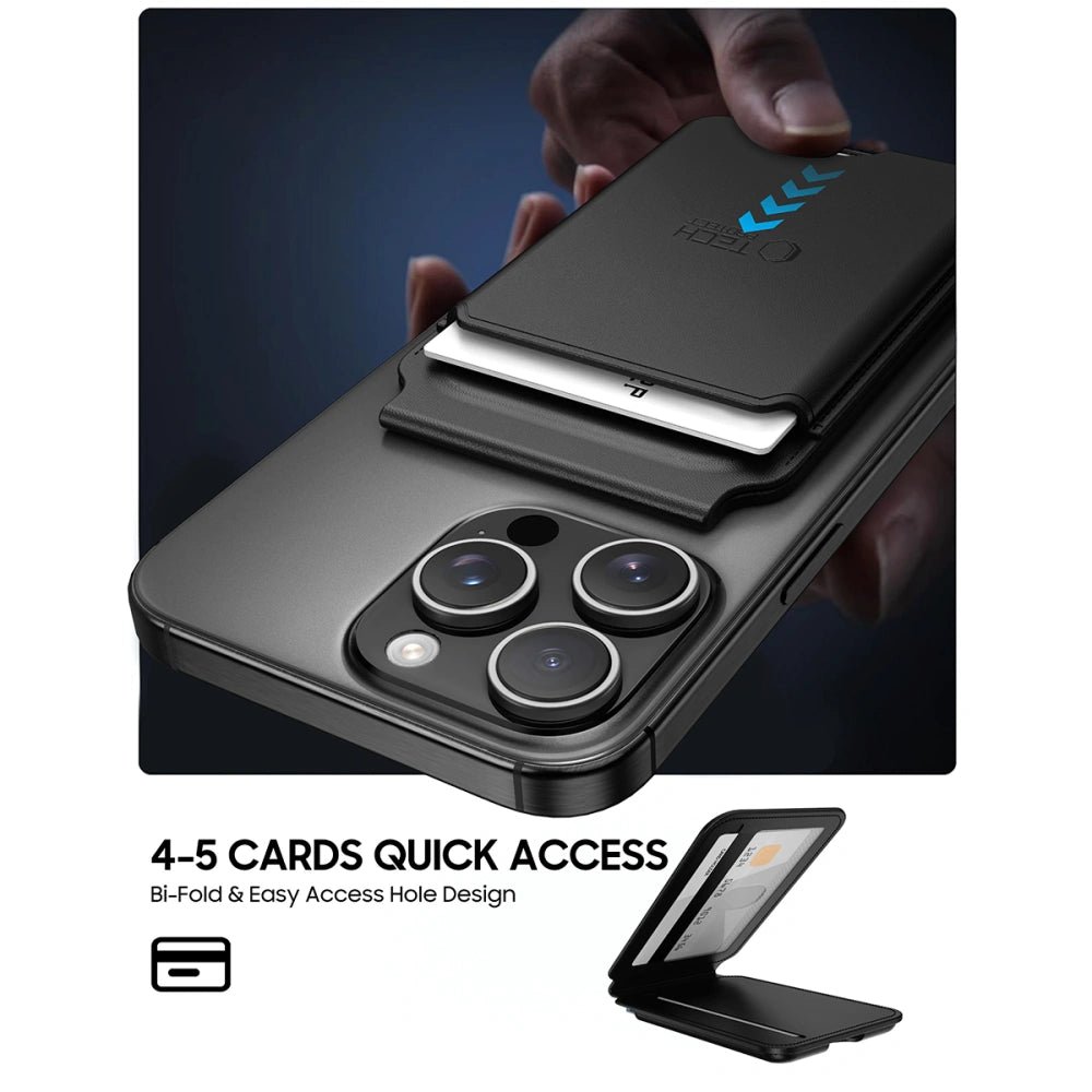 Tech - Protect MagWallet Stand MagSafe - Universal Μαγνητική Θήκη Καρτών / Σταντ - Black