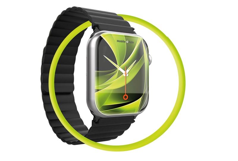 Mobile Origin Λουράκι Apple Watch 4/5/6/7/8/9/10/11 - SE (1/2/3) - Ultra (1/2/3) - 42/44/45/49mm Strap II Σιλικόνης - Black / Black