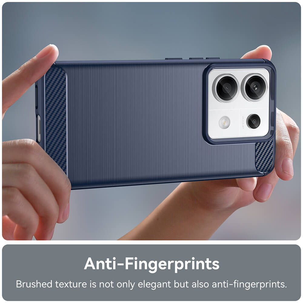 Techsuit Xiaomi Redmi Note 14 5G Carbon Silicone Θήκη Σιλικόνης TPU - Blue