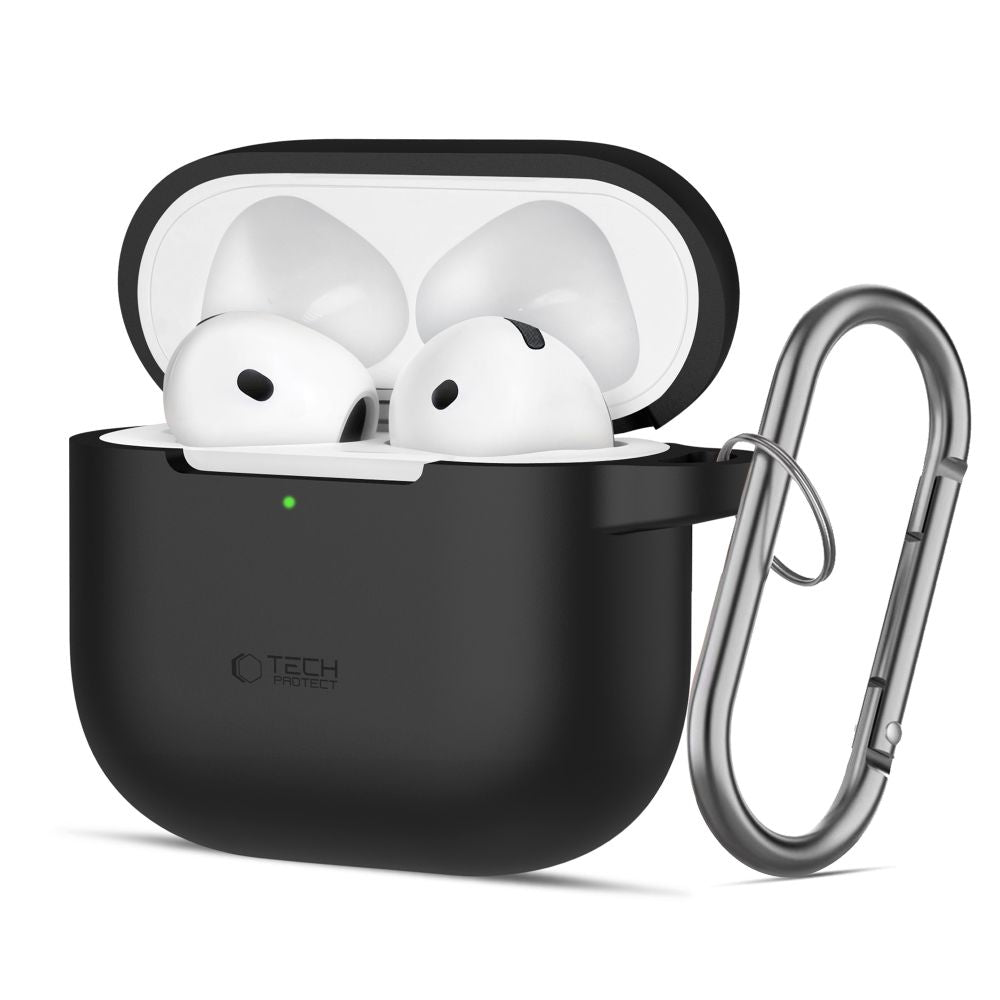 Tech - Protect AirPods 4 Θήκη Σιλικόνης - Silicone Hook - Black