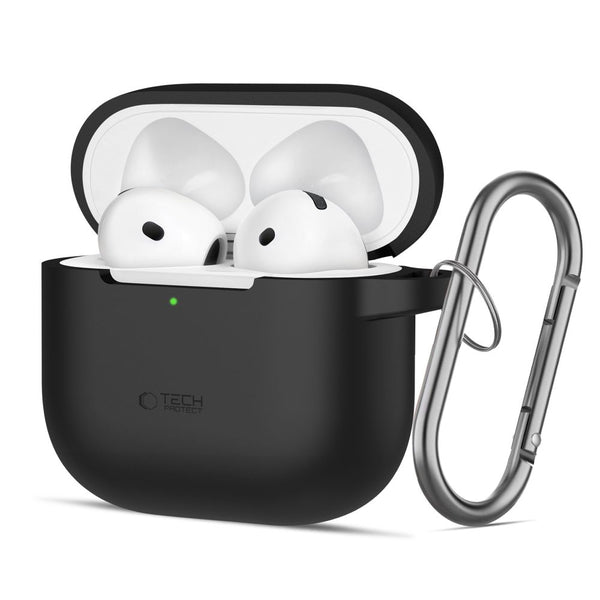 Tech - Protect AirPods 4 Θήκη Σιλικόνης - Silicone Hook - Black
