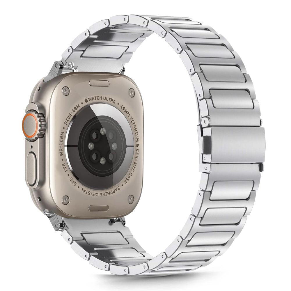 Tech - Protect Λουράκι Apple Watch 8/9/10/11 - SE (1/2/3) - Ultra (1/2/3) – 44/45/46/49mm Stainless Classic από Ανοξείδωτο Ατσάλι - Silver