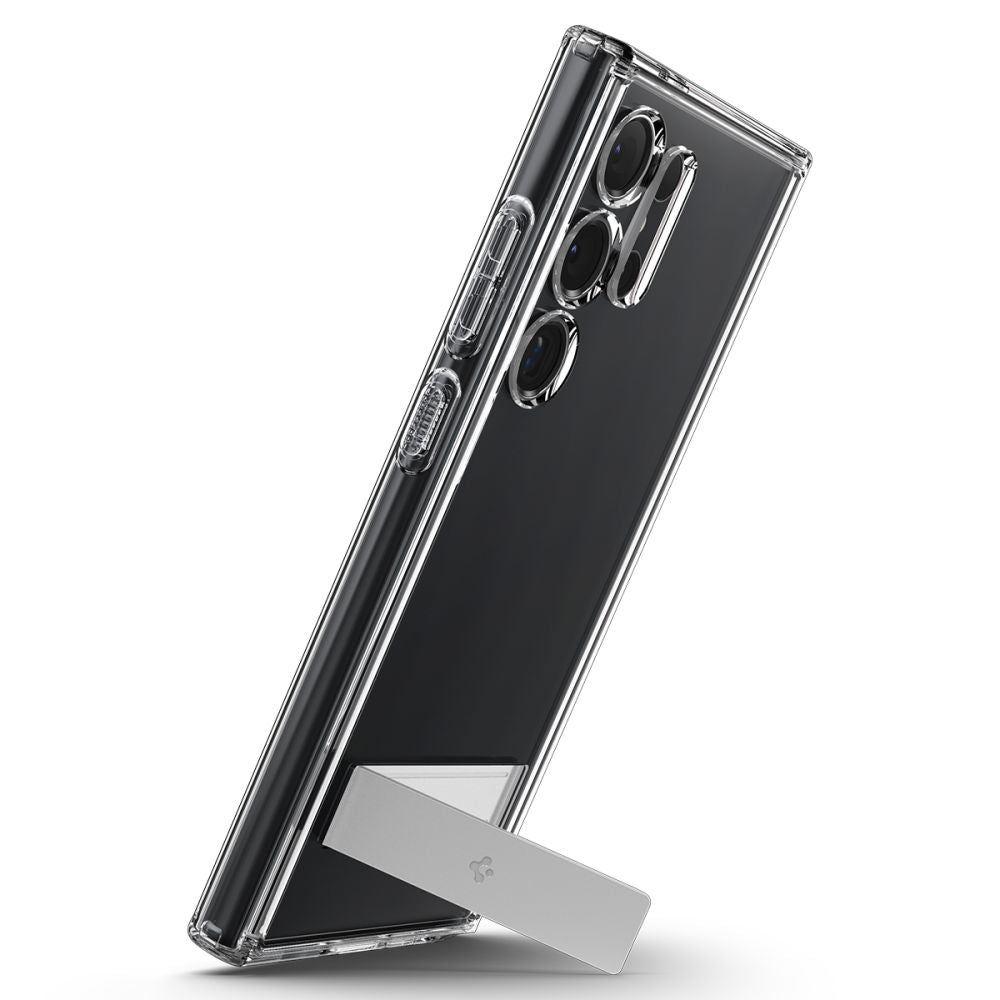 Spigen Samsung Galaxy S24 Ultra - Ultra Hybrid S Σκληρή Θήκη με Πλαίσιο Σιλικόνης - Crystal Clear