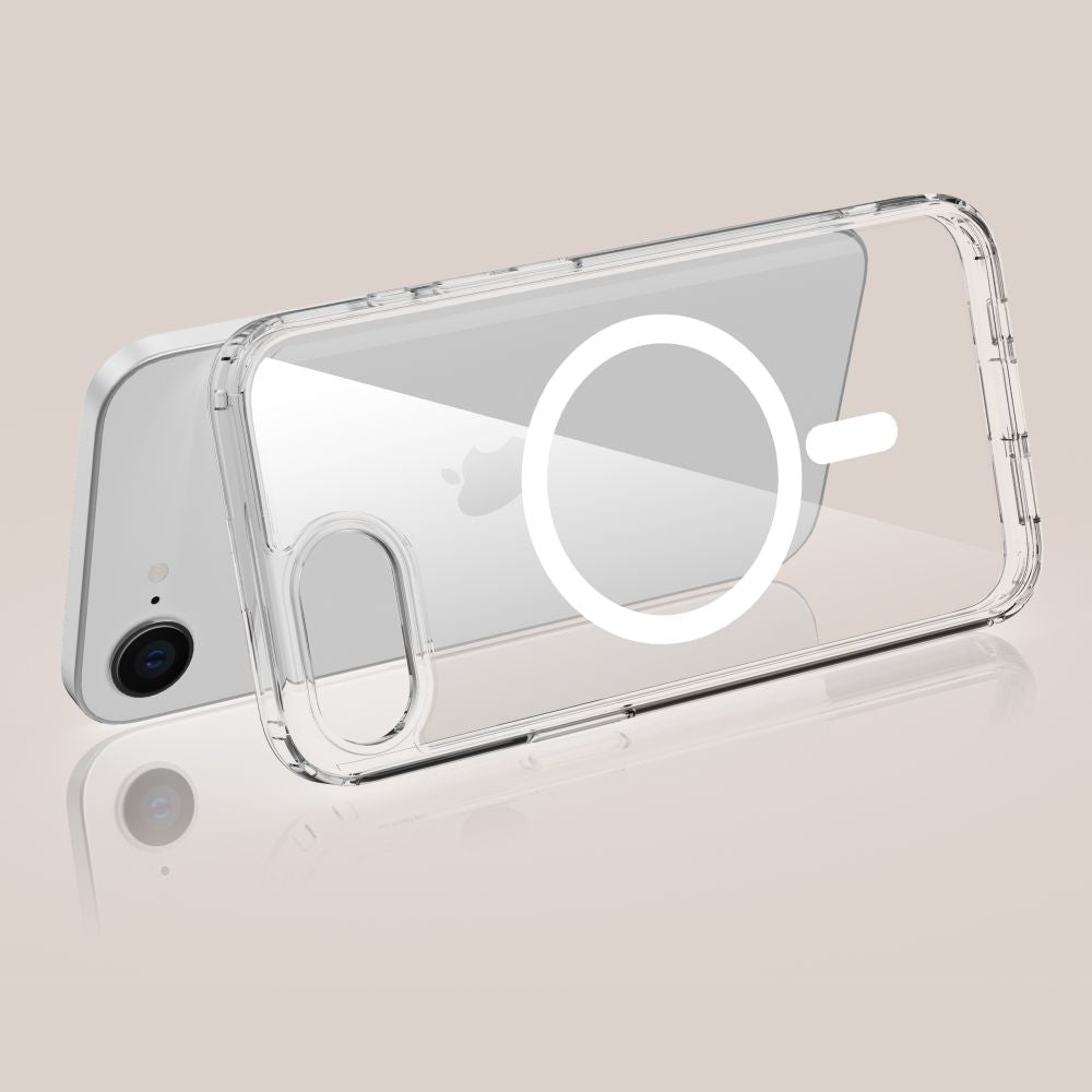 Tech - Protect iPhone 16e Flexair Hybrid MagSafe Σκληρή Θήκη με Πλαίσιο Σιλικόνης και MagSafe - Διάφανη