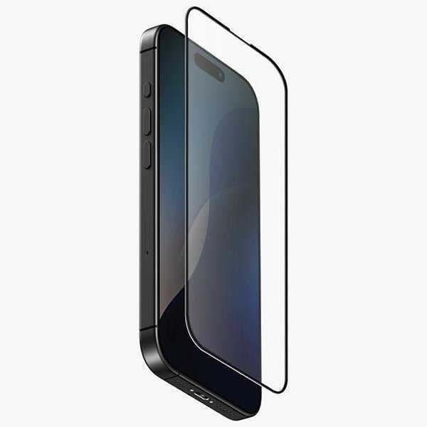 Uniq iPhone 16 Plus / 15 Plus / 14 Pro Max 9H Optix Matte Αντιχαρακτικό Γυαλί Οθόνης με Κιτ Εγκατάστασης - Clear / Black