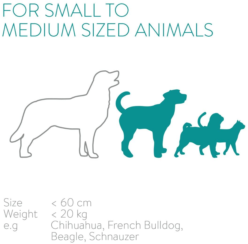 Navaris Ανοξείδωτo Μπολ Φαγητού για Γάτες και Σκύλους - Design Marble - 350 ml - Silver - 46948.1