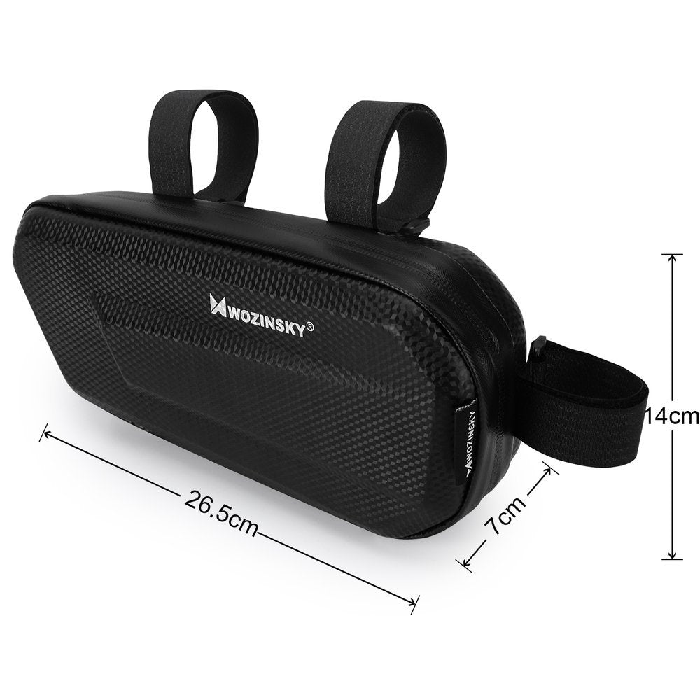 Wozinsky Bike Frame Storage Bag - Universal Τσάντα Αποθήκευσης για Ποδήλατο 1,5L - Black - WBB10BK
