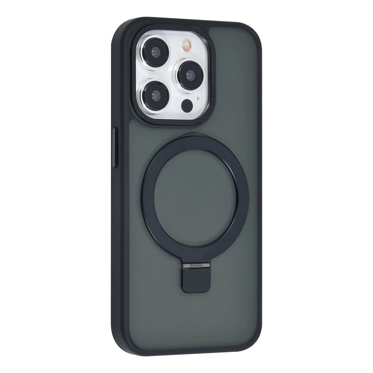 Tuniq iPhone 15 Pro - MagSafe Σκληρή Θήκη με Δαχτυλίδι Συγκράτησης - Black