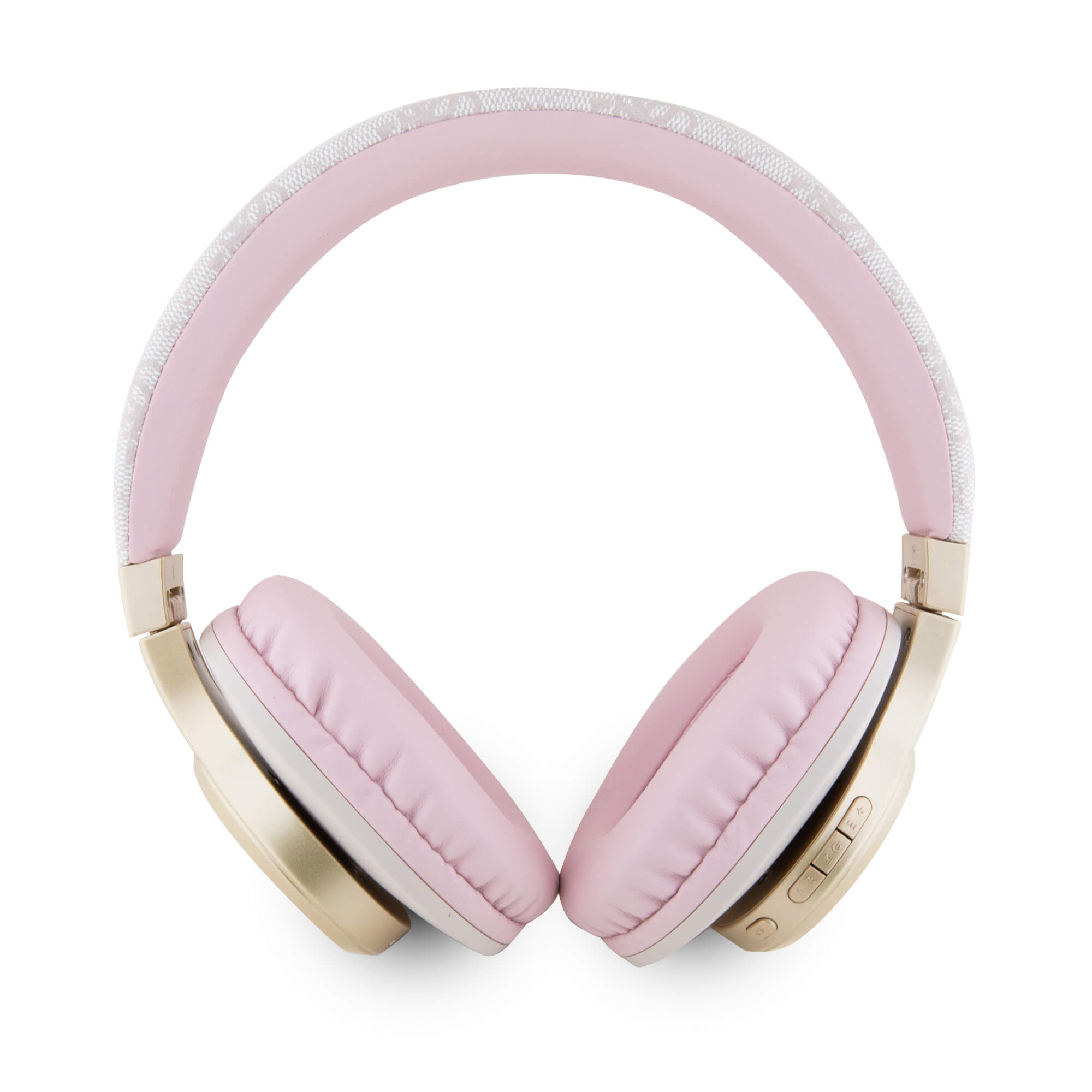 Guess Over - Ear 4G Script - Ασύρματα Bluetooth Ακουστικά - Pink