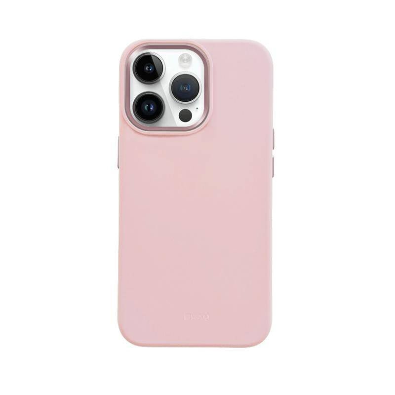 Crong iPhone 15 Pro Max Color Cover Lux Magnetic - Θήκη Σιλικόνης με MagSafe - Pink