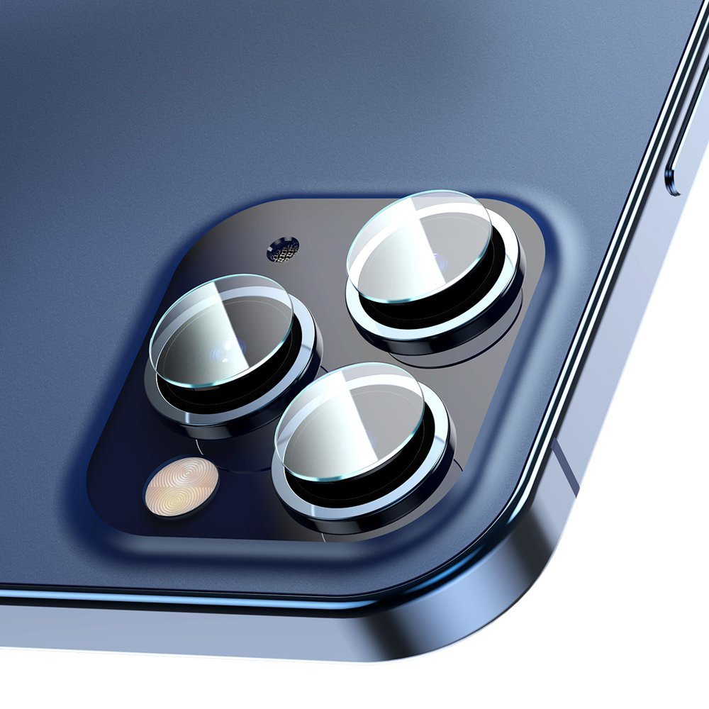 Baseus iPhone 12 Pro / iPhone 12 Pro Max Gem Camera Lens 3H 0.25mm Προστατευτικό Φιλμ για την Κάμερα - 2 Τεμάχια - Διάφανο - SGAPIPH61P - JT02