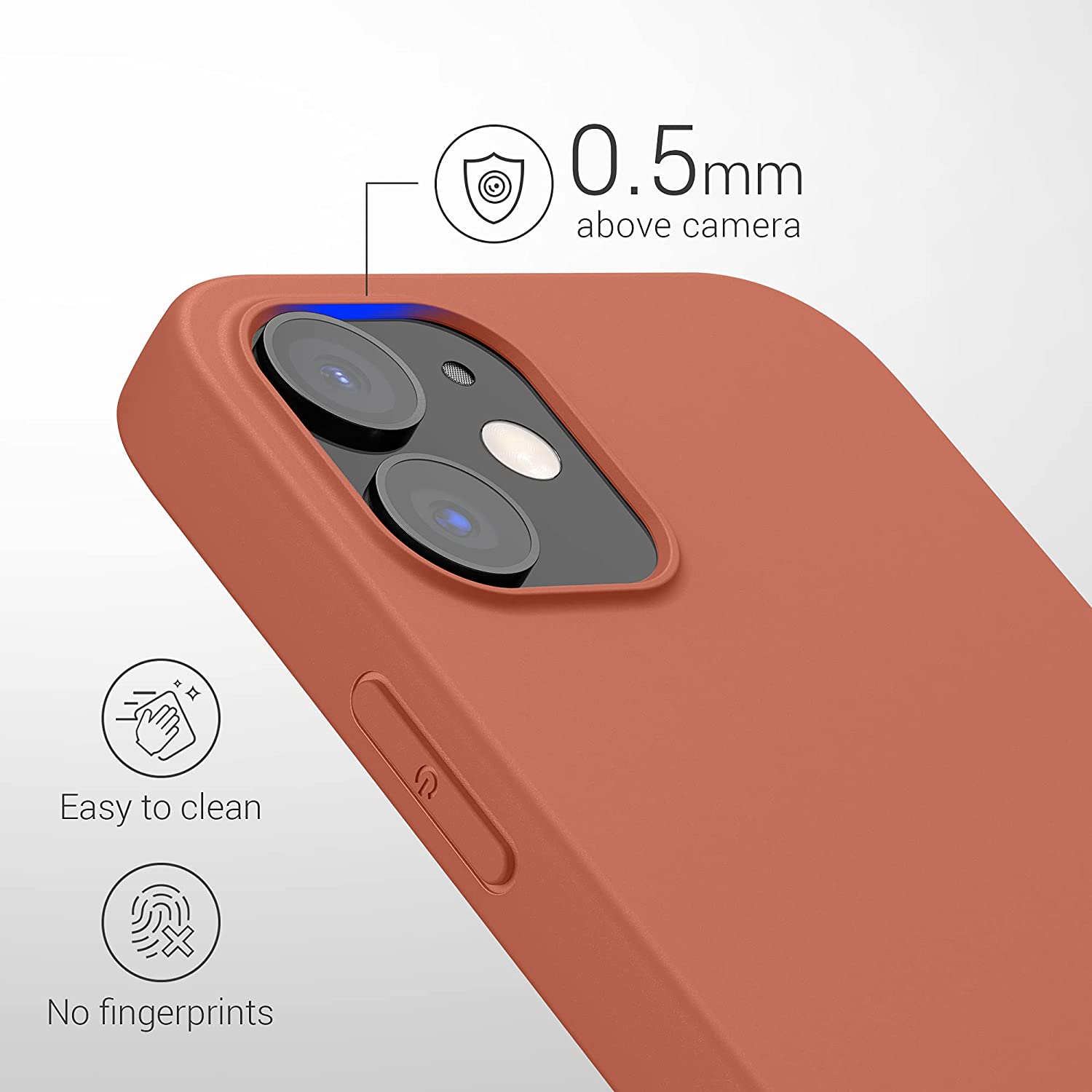 KW iPhone 12 / iPhone 12 Pro Θήκη Σιλικόνης TPU - Blush Beauty - 53938.215