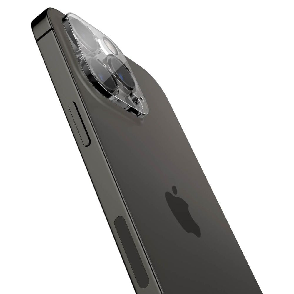 Spigen iPhone 14 Pro / 14 Pro Max Aparatu Optik.TR Αντιχαρακτικό Γυαλί για την Κάμερα - 2 Τεμάχια - Διάφανο