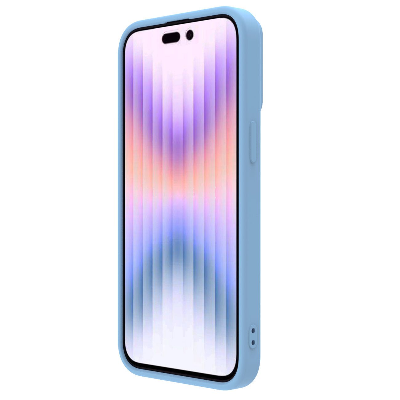 Nillkin iPhone 15 Pro CamShield Silky Θήκη Σιλικόνης με Κάλυμμα για την Κάμερα - Blue